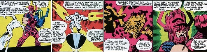 Silver Surfer and Galactus